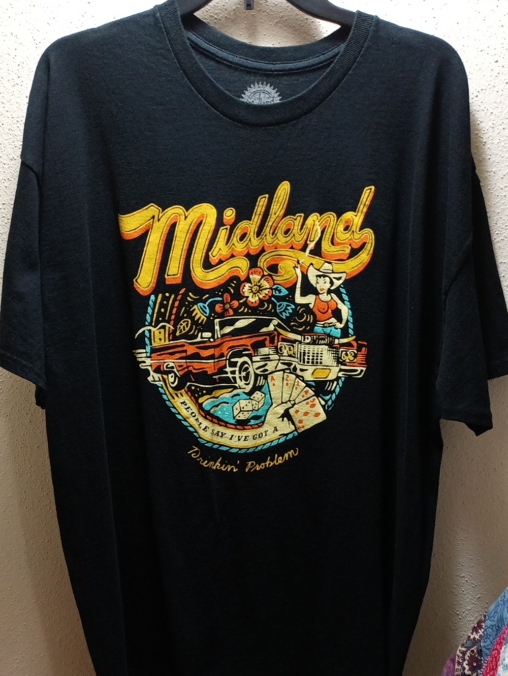 Midland Mens Black Drinking problem size 2X